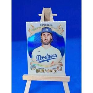 2021 Allen & Ginter Topps Chrome Blue Refractor #292 Tony Gonsolin SP 131/150